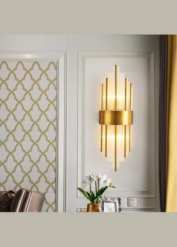 Бра настенная 26864 Золото 10х20х60 см. Sunnysky (364753228)