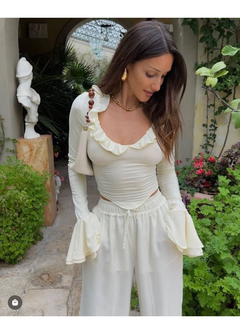 Женский топ с длинным рукавом Україна (355803407)