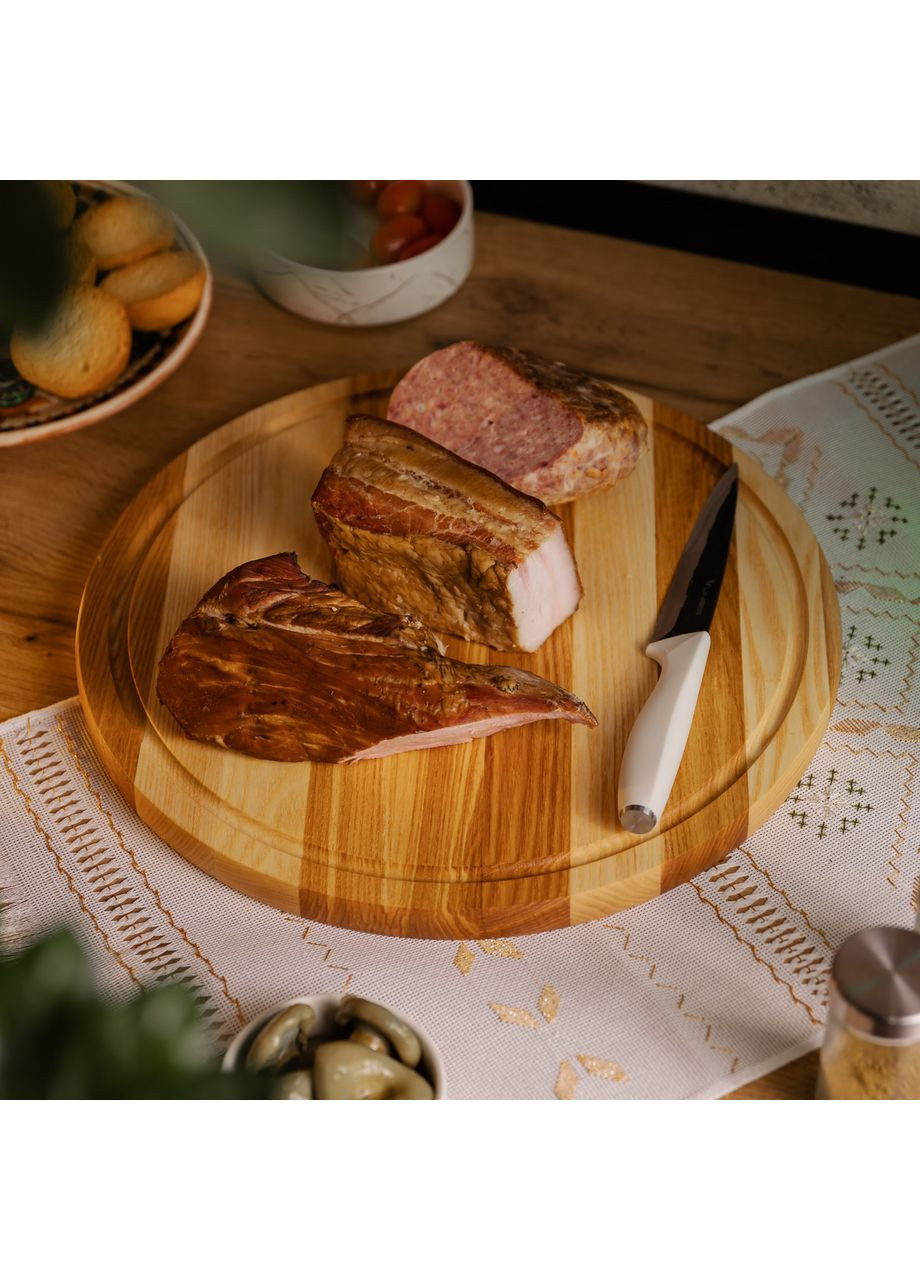 Деревянная доска круглая 20 см для подачи ясень Jooki (358706710)