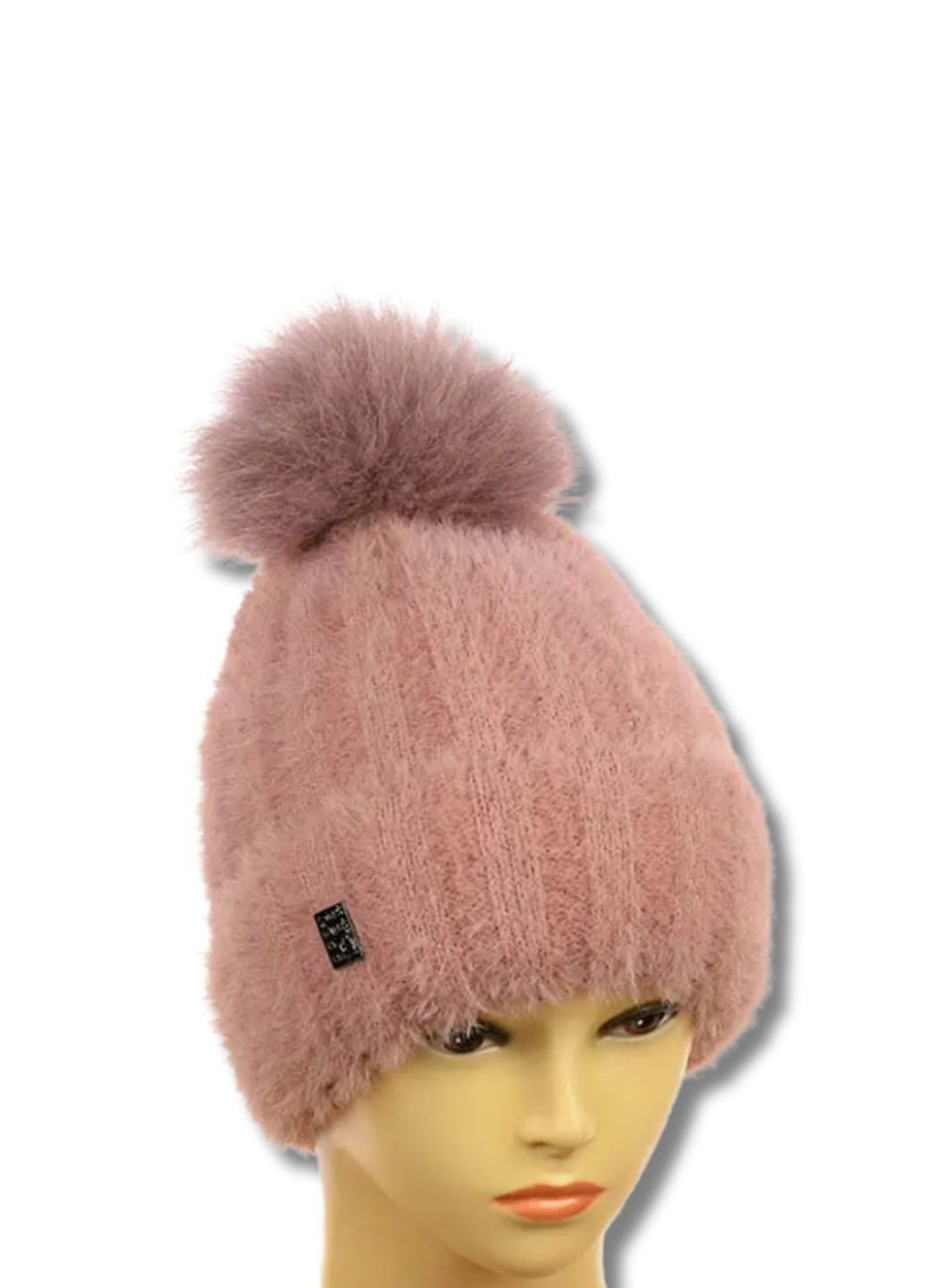 Жіноча ангорова шапка з помпоном - Марго No Brand Шапка жіноча (352690330)