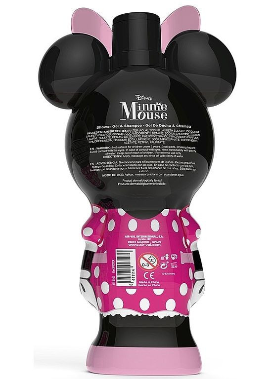 Гель-шампунь Minnie Mouse 2D Shower Gel & Shampoo 400ml (2-1037679) Air-Val International (369790271)