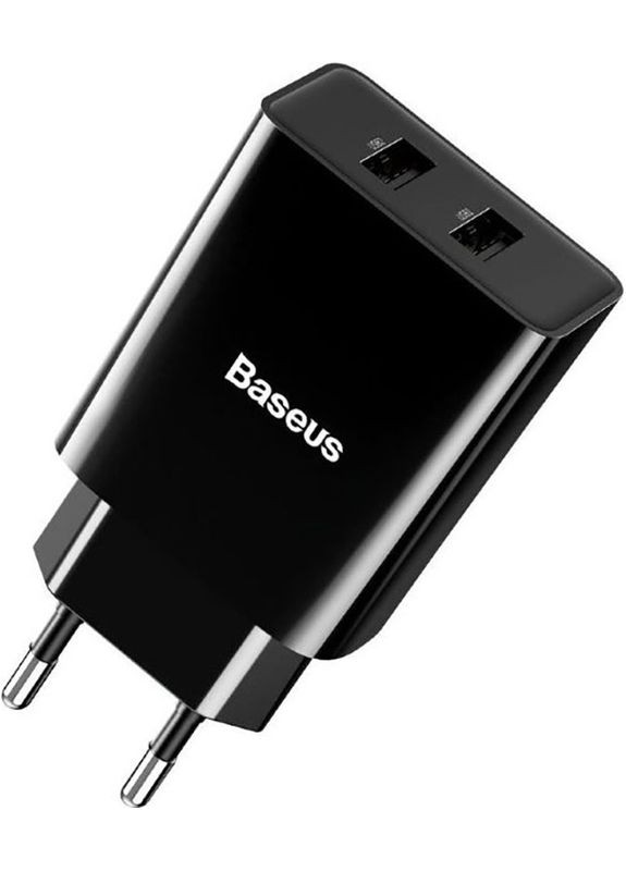 Сетевое зарядное устройство Speed Mini Dual U Charger 10.5W Black Baseus (301470769)
