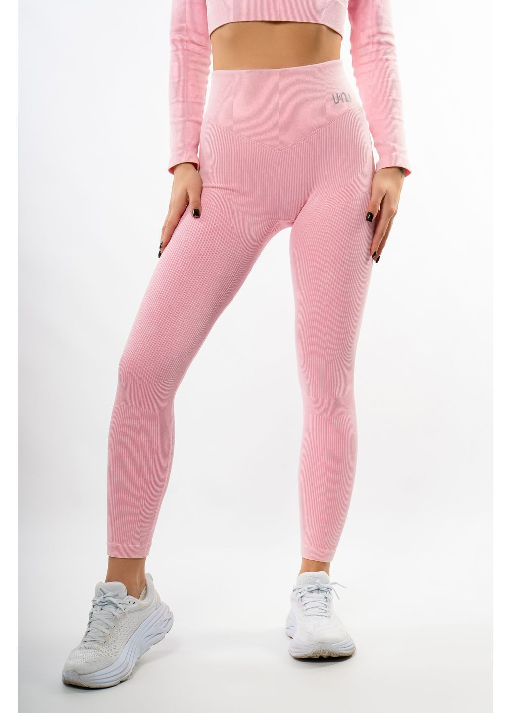 Лосини жіночі спортивні рожеві 346833 U:na (372370859)