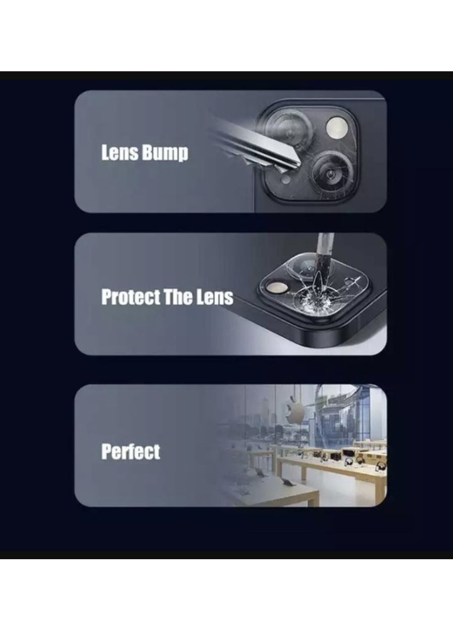 Захисне скло на камеру айфон 12 Pro Max (iPhone 12 Pro Max) 1 шт Прозорий CHOICE (361855466)