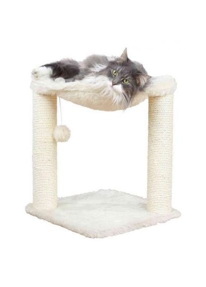 Царапка Baza для кошек, кремовая 41х41х50см (сизаль/плюш) (*) Trixie (322591866)