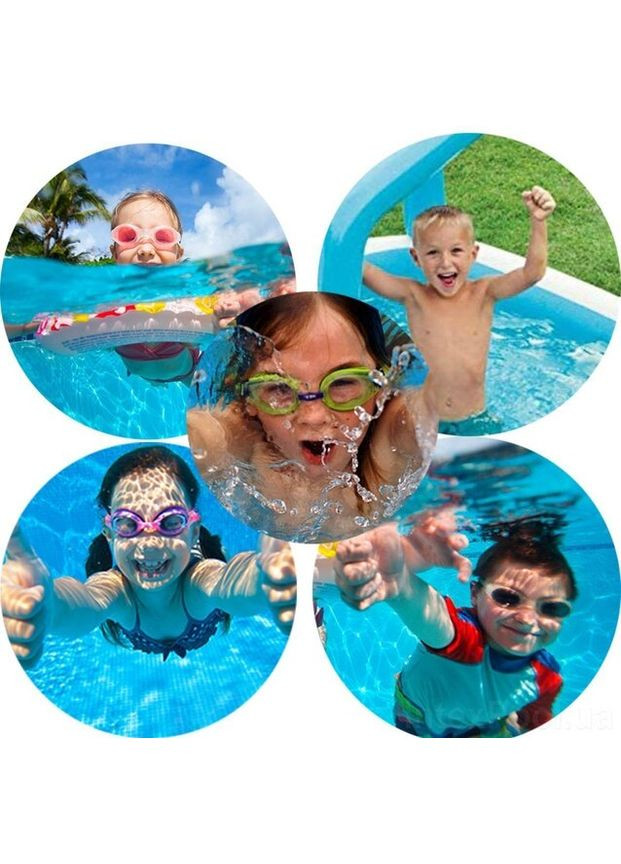 Дитячий надувний басейн 57113 «Єдиноріг» з навісом, 127 х 102 х 69 см Intex (298690304)