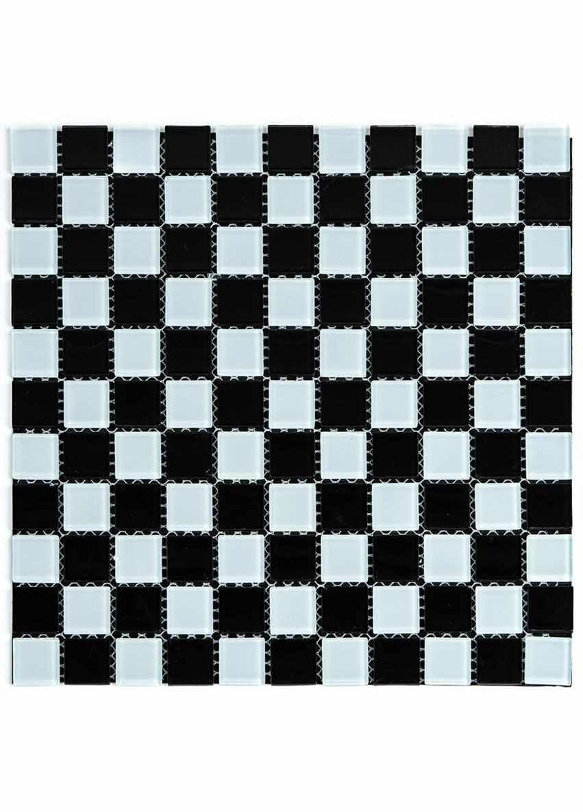 Мозаика из декоративного стекла шахматка 298х298х4,5мм SW-00002366 Sticker Wall (315790991)
