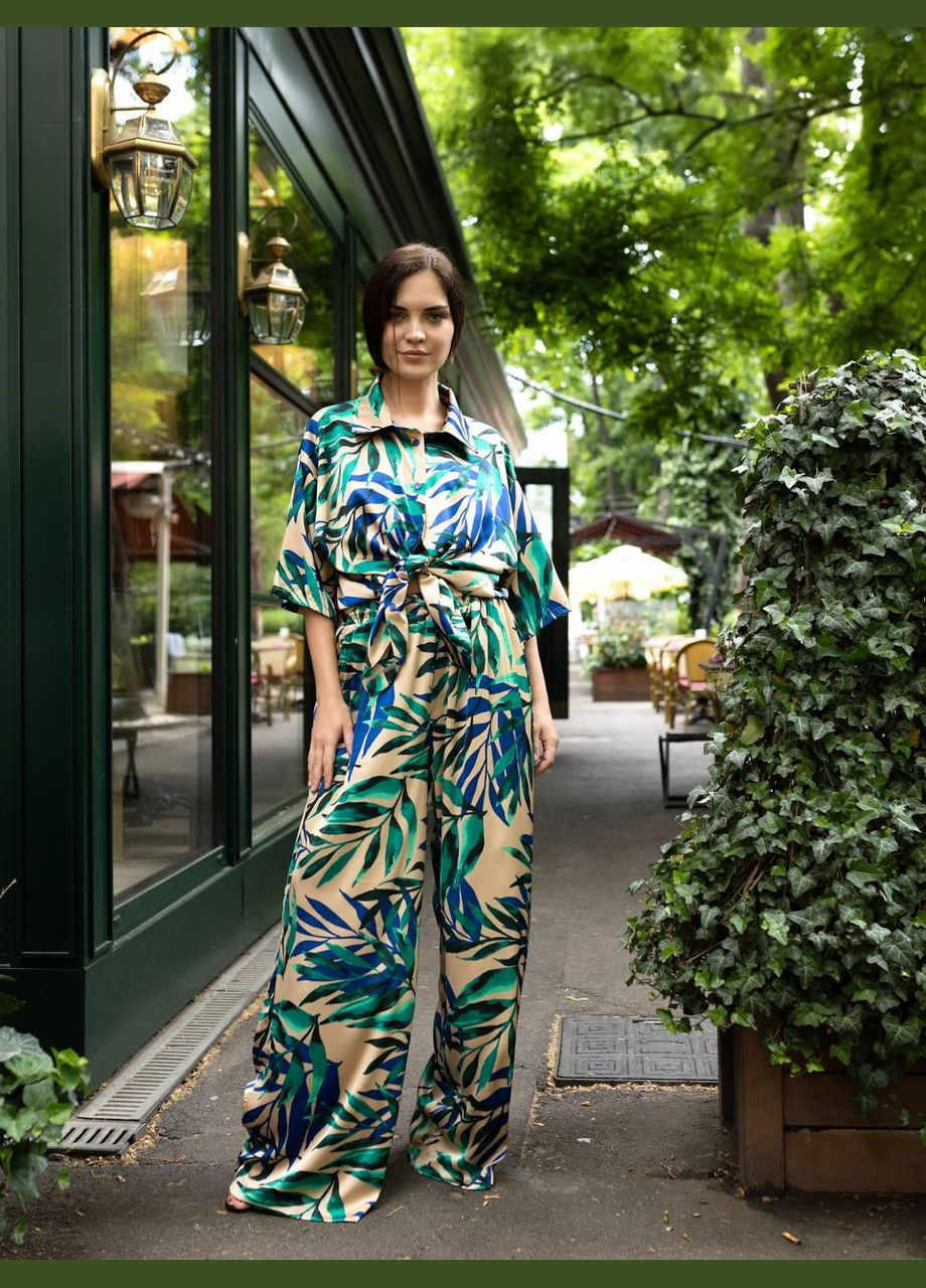 Женский костюм свободного кроя из шелка Avanti (337312013)