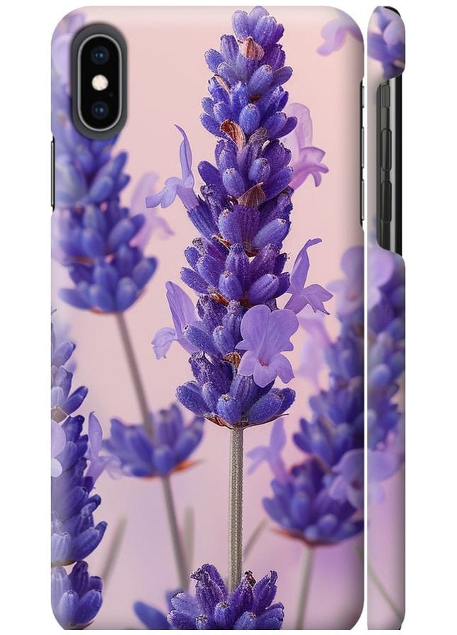 3D пластиковий глянцевий чохол 'Лаванда' для Endorphone Apple iPhone XS Max (285108229)