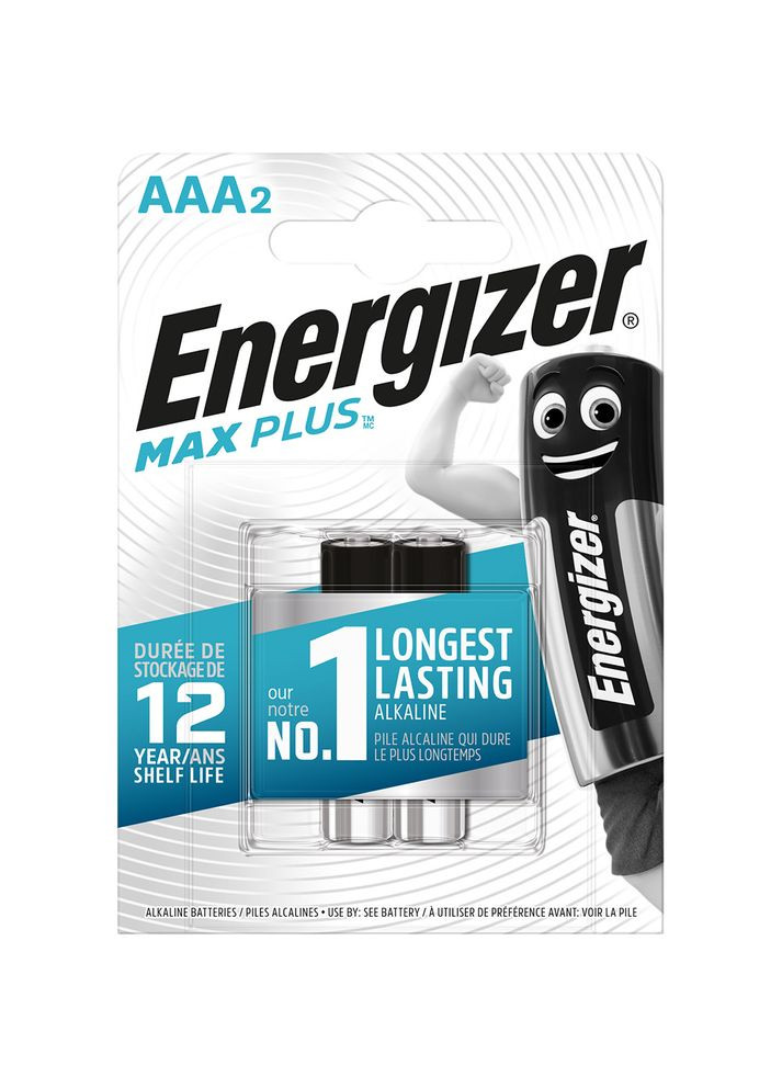 Батарейки AAA Max Plus 2 шт (E301321300) Energizer (307436432)