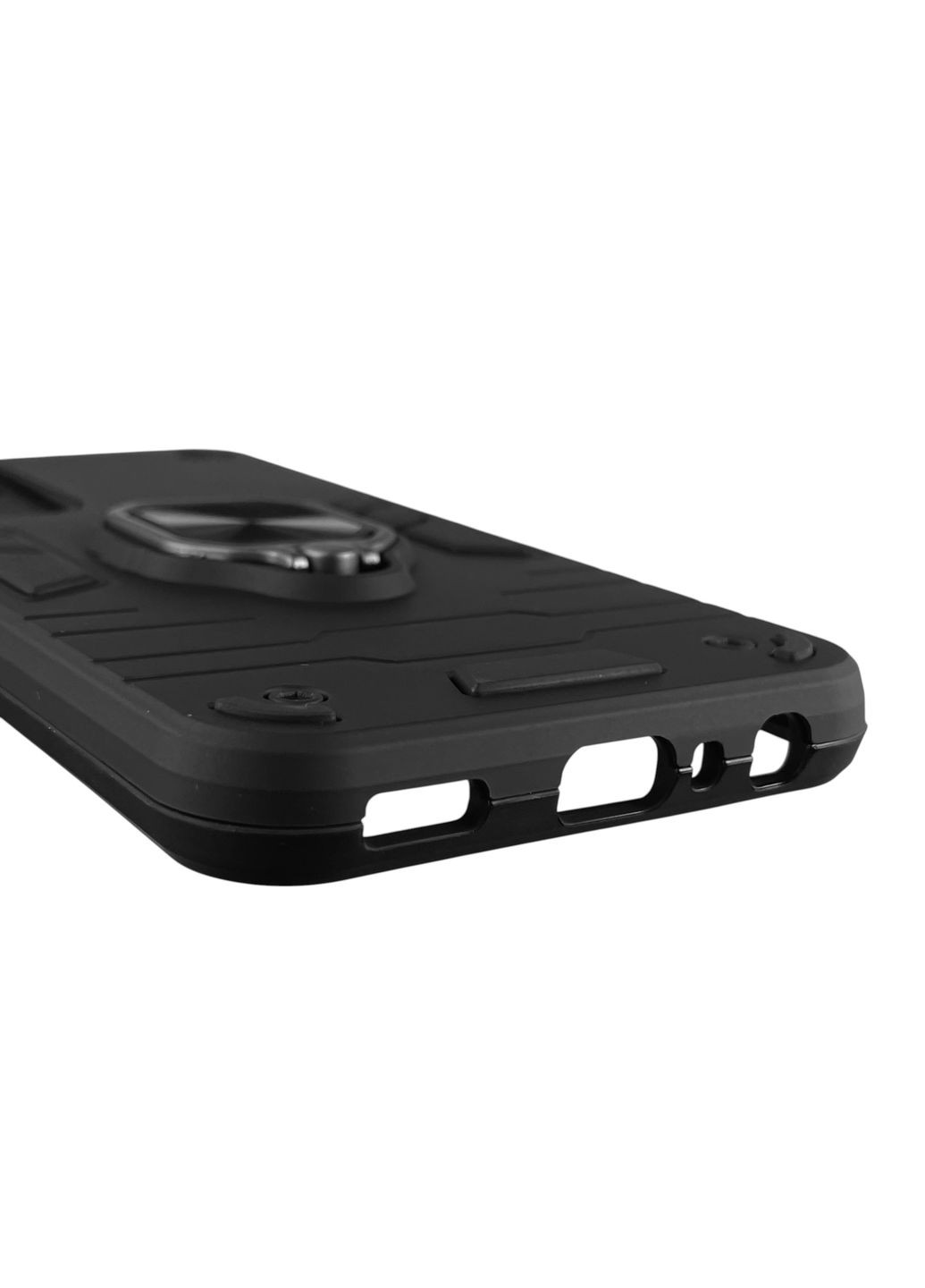 Чехол для телефона Galaxy A25 5G (SM-A256B) бронированный с кольцом-держателем на самсунг а25 чёрный Samsung (366236072)
