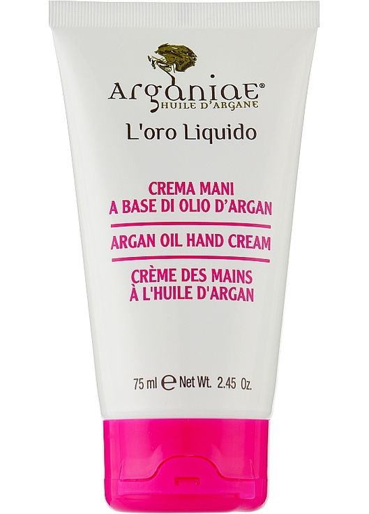 Смягчающий успокаивающий крем для рук с аргановым маслом Argan Oil Hand Cream 250ml (1261435-145332) Arganiae (368659954)