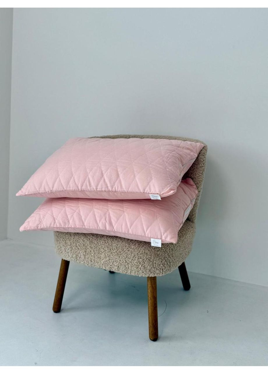 Подушка з еко пухом персик 50*70 No Brand (363190803)