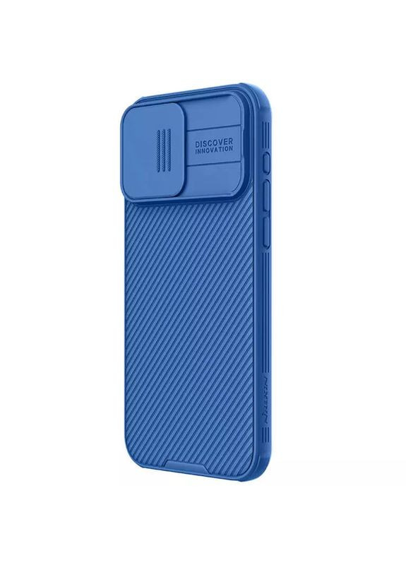 Карбонова накладка CamShield Pro для Apple iPhone 15 Pro (6.1") Blue Nillkin (366833038)