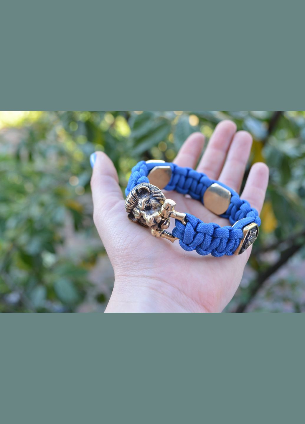 Браслет з Левом та рунами з латуні ручного лиття плетіння кобра розмір на замовлення + брелок у подарунок No Brand (341738782)