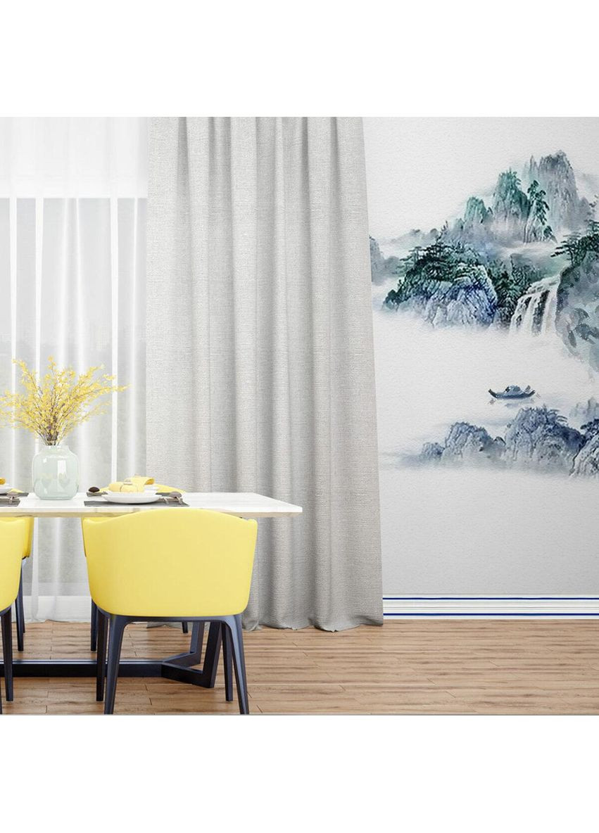 Плинтус РР самоклеящийся 2300х140х4мм Белый с синей полоской love-shopping Sticker Wall (354658456)