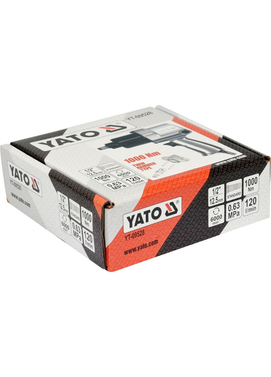 Пневматичний ударний гайковерт YT-09528 YATO (315004118)