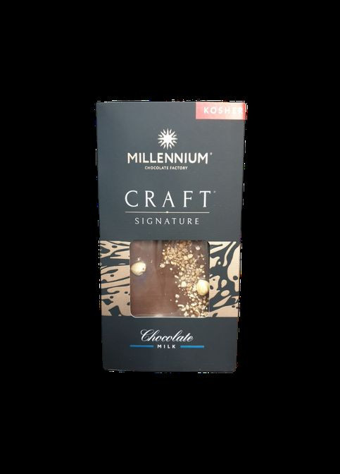 Millennium молочний шоколад із фундуком, мигдалем і карамелізованим крокантом, 100 г No Brand (298572166)