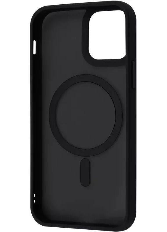 Чехол Matte Insane Case с MagSafeg iPhone 12/12 Pro (black) Wave (360410952)