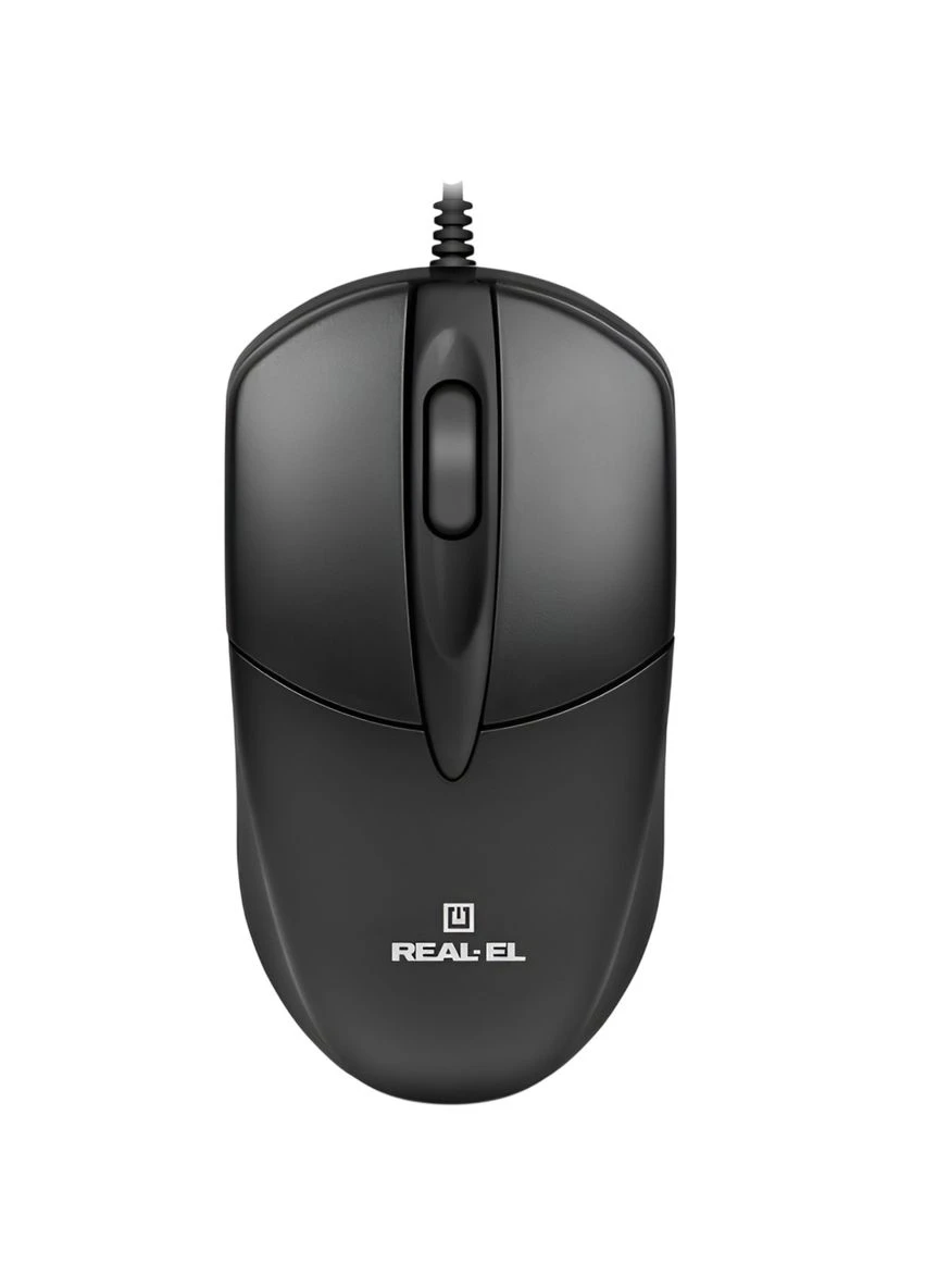 Миша RM-214 Black (EL123200039) Real-El (342399297)