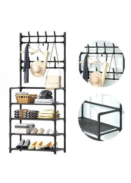 Вешалка для одежды и обуви напольная 154х60х29,5см No Brand (362492318)