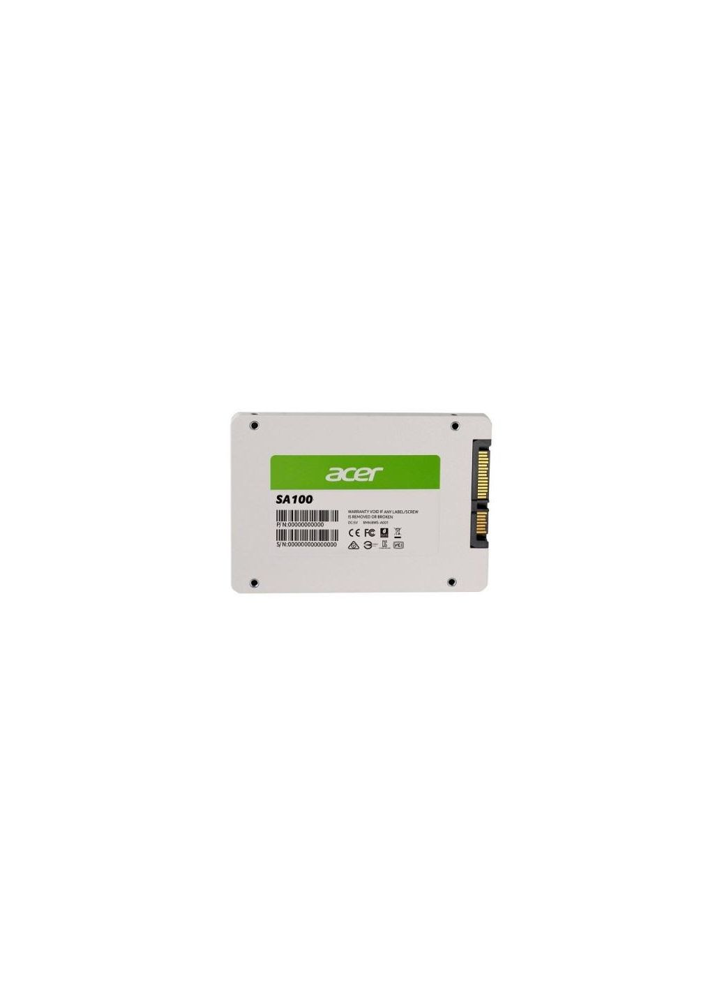 Накопитель SSD 2.5" 240GB SA100 (BL.9BWWA.102) Acer 2.5" 240GB SA100 (370914733)