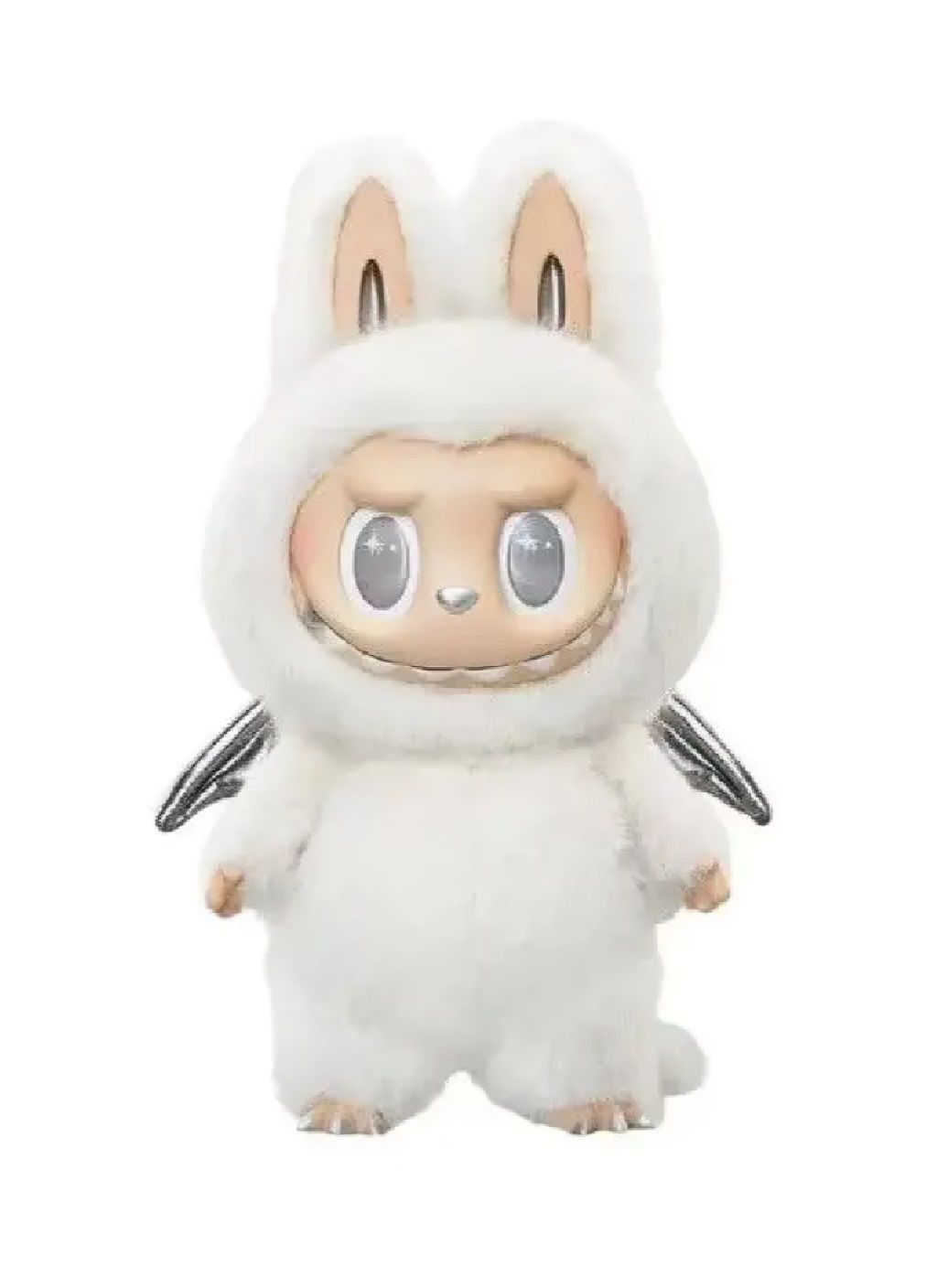 Ексклюзивна колекційна рідкісна м'яка плюшева іграшка фігурка брелок на сумку рюкзак Лабубу 17 см (481161-Prob) Білий ангел Unbranded (355692601)