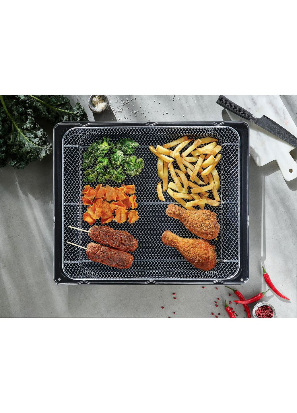 Плита FCMM58329 комбінована, 65л, 50x60см, дисплей, конвекція, чавун, HANSA (361965448)