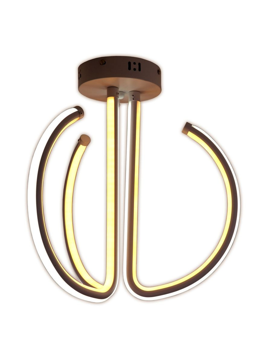 Люстра світлодіодна стельова LED світильник для квартири на стелю лед 25571 Білий 40х38х38 см. Sunnysky (364493649)