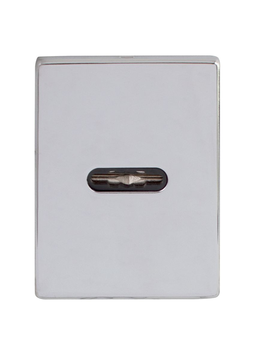 Декоративная накладка под сувальдный ключ разжимная 60X80mm CP хром Protect (323483799)