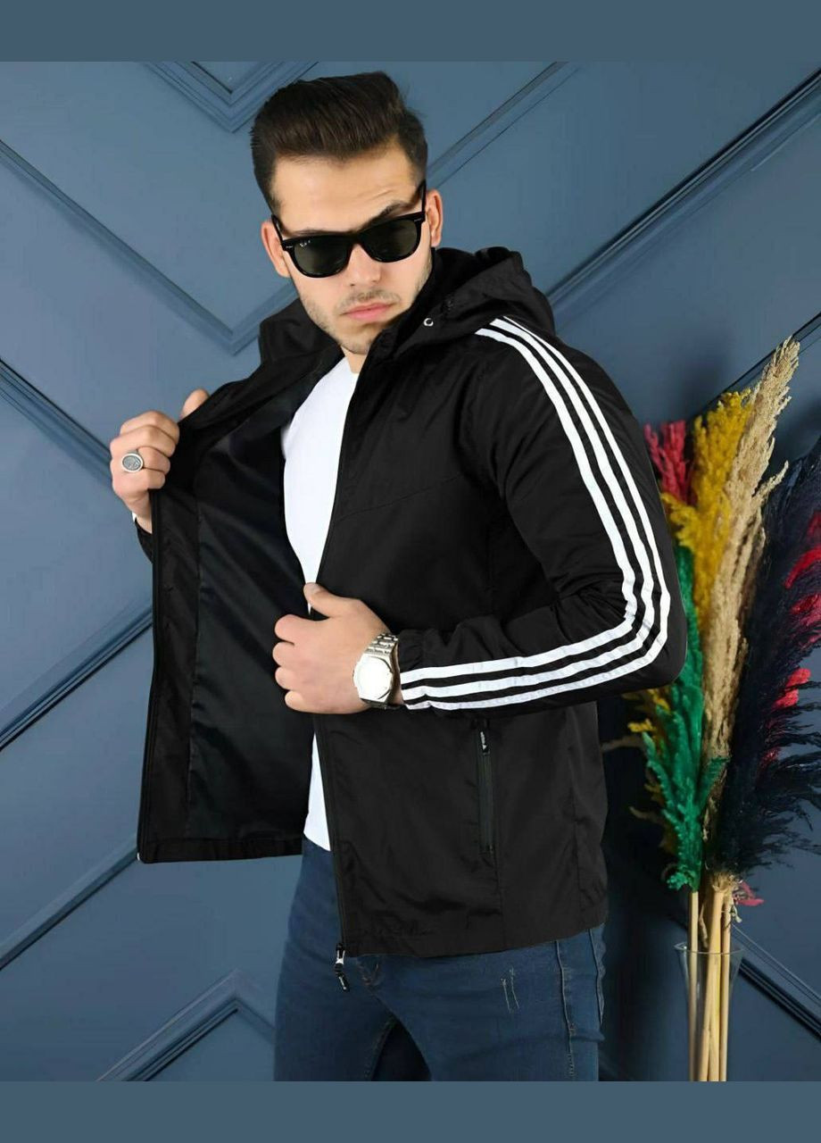 Черная ветровка Fashion