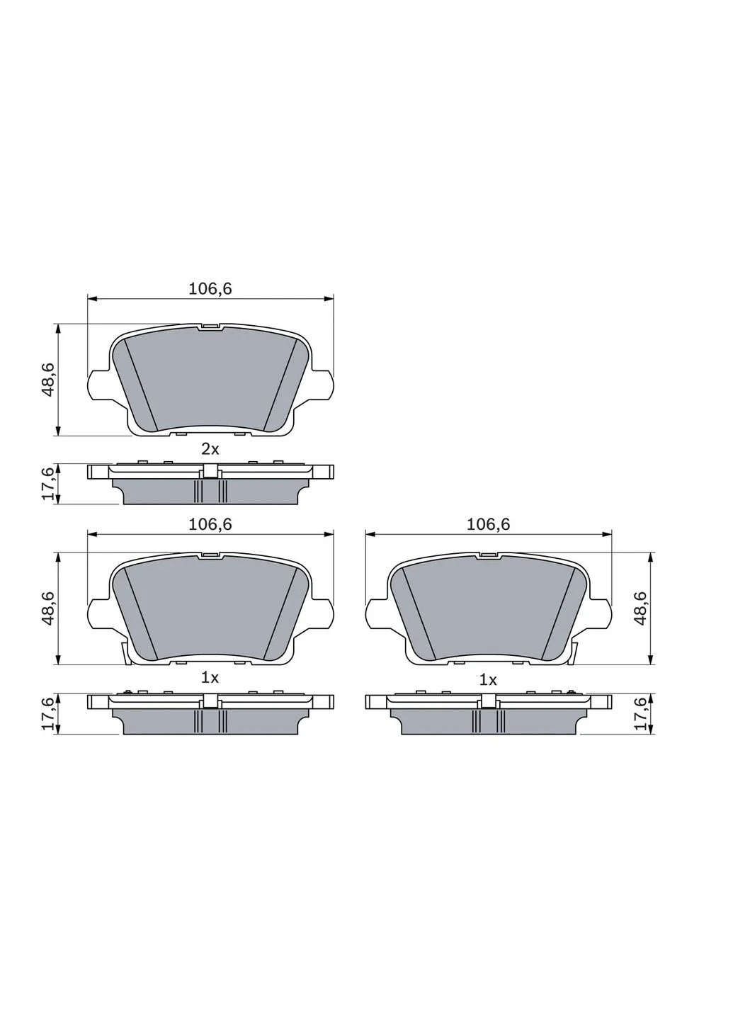 Гальмівні колодки дискові Bosch (342410271)