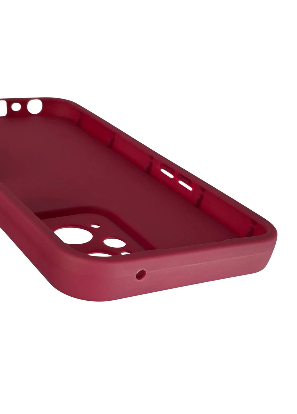 Чохол силіконовий Soft Touch для A76 бордовий (Повний захист камери) Oppo (378363305)