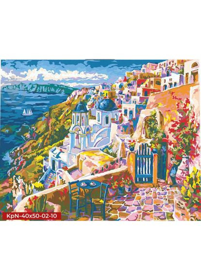 Картина по номерам "Город на вершине" KpNe40х50-02-10 40x50 см Danko Toys (302364508)