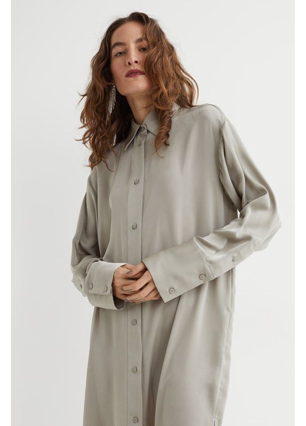 Сіра повсякденний жіноча сукня вільного крою (10214) xs сіра H&M