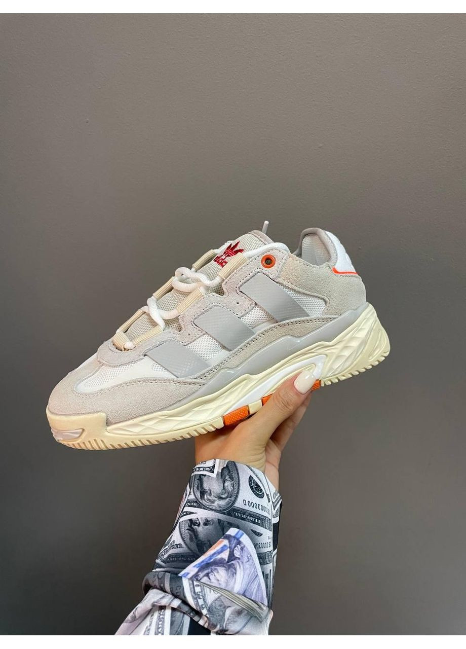 КРОСІВКИ ЖІНОЧІ ADIDAS NITEBALL BEIGE ORANGE АДІДАС НАЙТБОЛ No Brand бежеві демісезони (367173033)