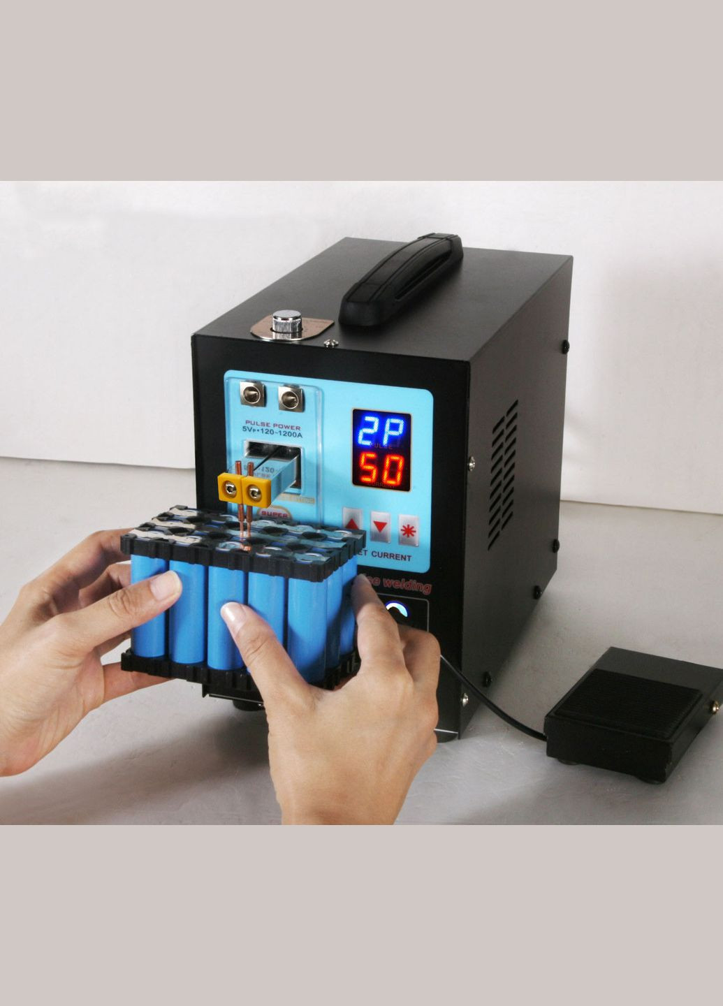 Точкова контактна зварка 200А з виносною ручкою для акумуляторних зборок SUNKKO 737G+ ( код: 737G+ ) Sunko (335403787)