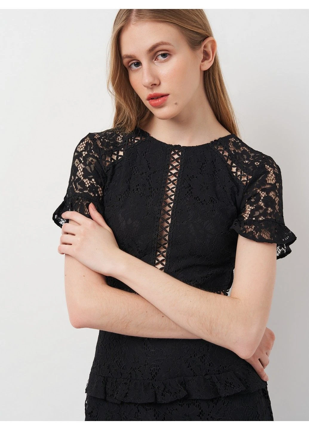 Черное кэжуал платье H&M