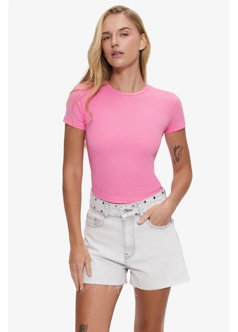 Базова футболка Slim Fit Solmar - (401593046)