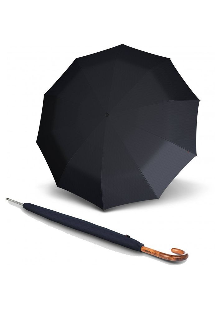 Чёрный зонт полуавтомат t.771 men's prints pattern kn96 3773 7601 Knirps (319663394)