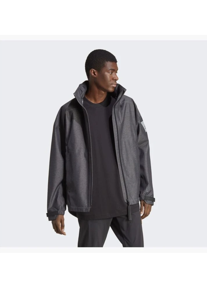 Комбинированная демисезонная куртка myshelter rain (серая) ib1648 adidas