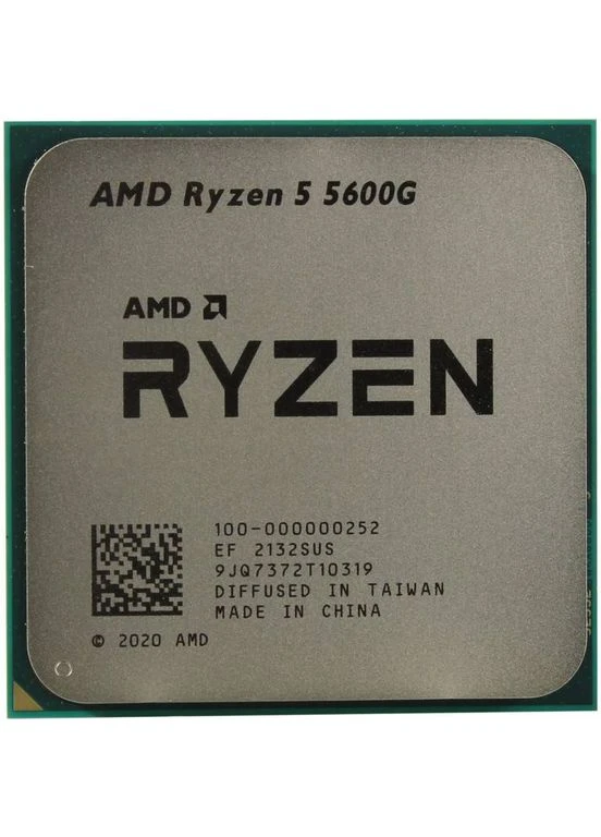 Процессор Ryzen 5 6C/12T 5600G (3.9/4.4GHz,16MB,65W,Radeon Vega 7, AM4) tray AMD (363832328)