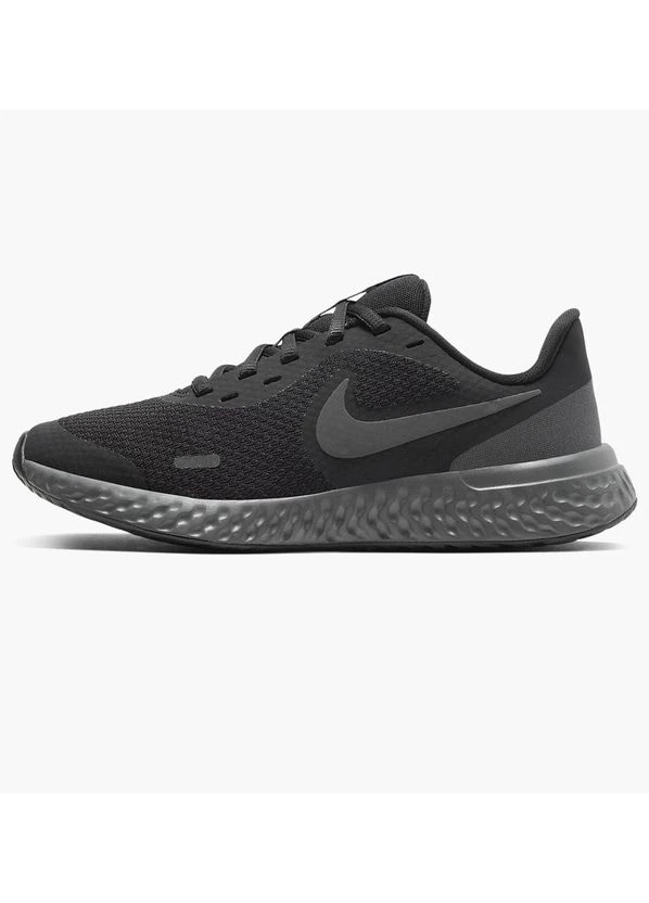 Черные всесезонные кроссовки revolution 5 black bq5671-001 Nike
