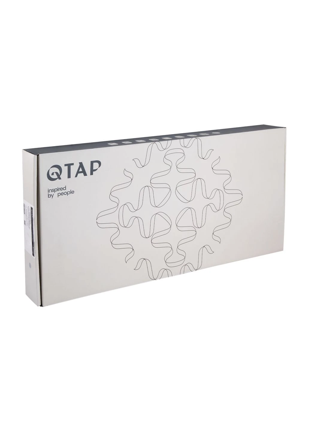 Змішувач для кухні Vlasta New з висувним виливом QTVLA344GMB45647 Gunmetal Black PVD Qtap 344 (329443497)