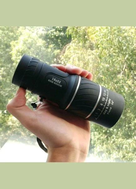 Монокуляр 16x52 PowerView монокль, Бушнел, подзорная труба с чехлом Bushnell (372908469)