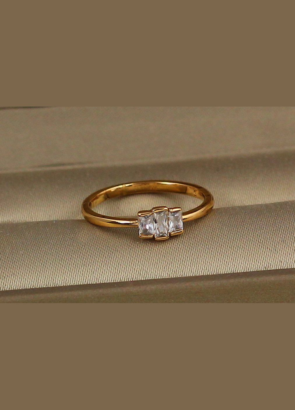 Кільце Прямокутники р золотисте Xuping Jewelry (317204541)