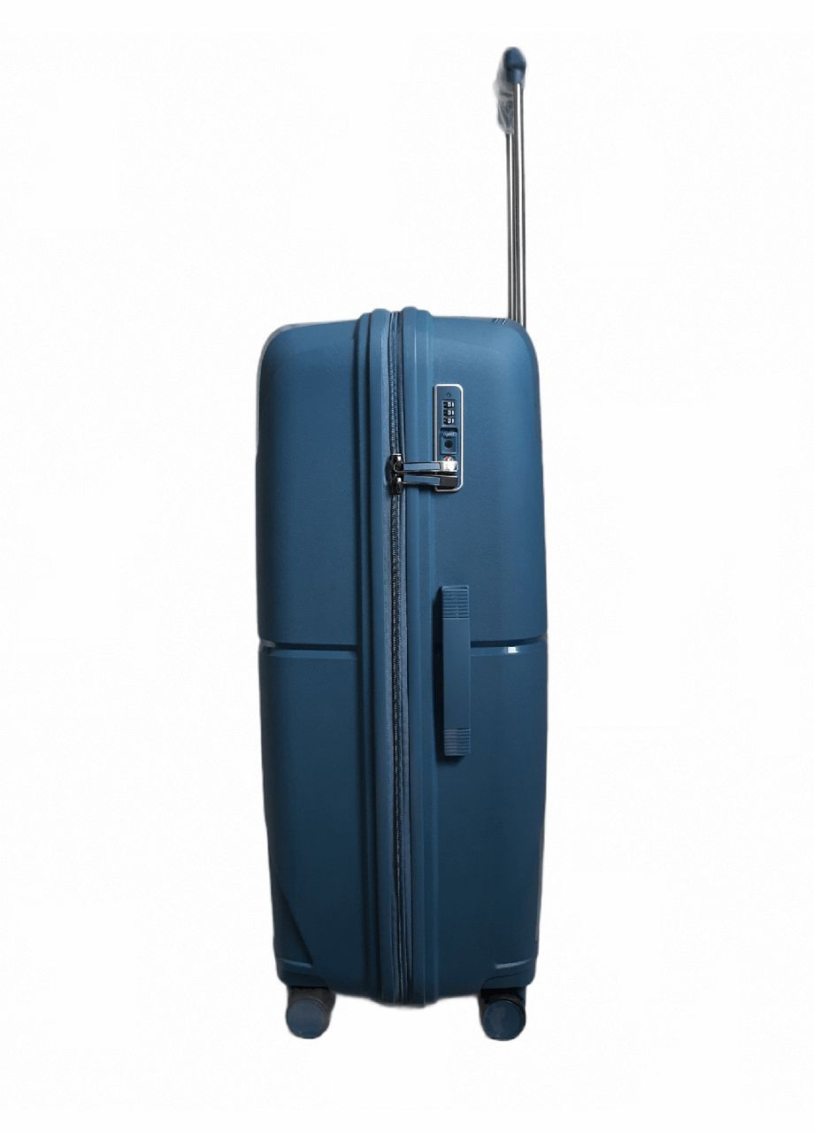 Чемодан дорожный Гигант (XL) Полипропилен Airteх 245 108л 77х52х31см Синий (Blue) AIRTEX (297643700)