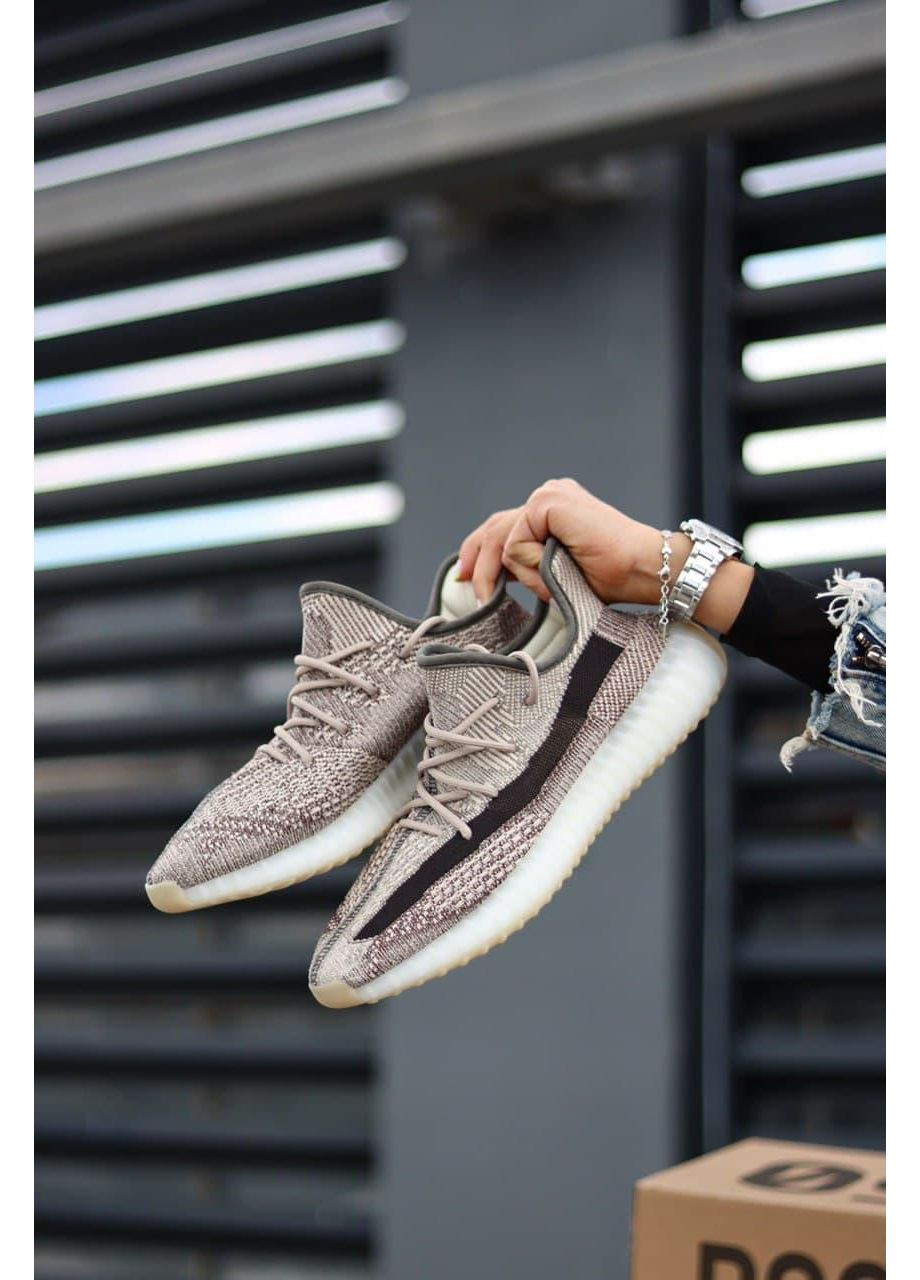 КРОСІВКИ ЖІНОЧІ ADIDAS YEEZY BOOST 350 ZYON АДІДАС ІЗІ БУСТ No Brand чорні демісезони (367169108)