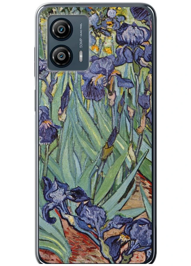 Силиконовый чехол 'Винсент Ван Гог. Ирисы' для Endorphone Motorola Moto G53 (378340690)