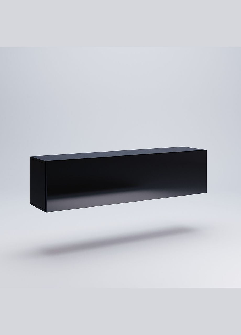Секция BOX-33 поэлементно 140х35х32 см Глянец Черный MiroMark (301993085)